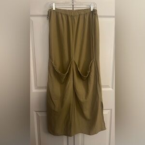 OH MY GAUZE! Preowned Martini Skirt Size 2 (L/XL) Cashew